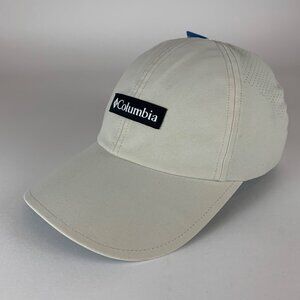 Columbia Sportswear Unisex Cream Relaxed Fit Strapback Adjustable Hat New